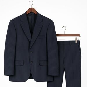 Manzini Elegance Super 120s Italian Wool Suit 42L/36W Made in Italy - Ultrafine